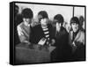 Beatles' at Press Conference in San Francisco Airport-Bill Ray-Framed Stretched Canvas