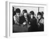 Beatles' at Press Conference in San Francisco Airport-Bill Ray-Framed Premium Photographic Print