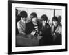 Beatles' at Press Conference in San Francisco Airport-Bill Ray-Framed Premium Photographic Print