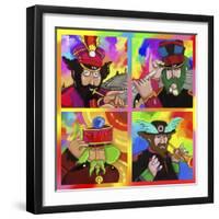 Beatles Sgt Peppers Yellow Sub-Howie Green-Framed Giclee Print