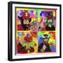 Beatles Sgt Peppers Yellow Sub-Howie Green-Framed Giclee Print