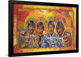 Beatles Sgt-Peppers-Howie Green-Framed Premium Giclee Print