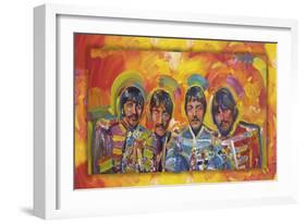 Beatles Sgt-Peppers-Howie Green-Framed Giclee Print