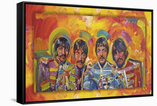 Beatles Sgt-Peppers-Howie Green-Framed Stretched Canvas