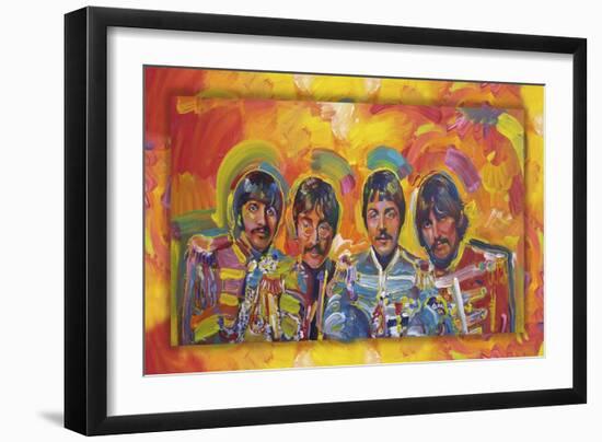 Beatles Sgt-Peppers-Howie Green-Framed Premium Giclee Print