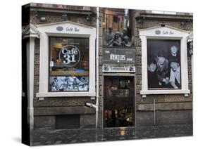 Beatles Shop, Mathew Street, Liverpool, Merseyside, England, United Kingdom, Europe-Wendy Connett-Stretched Canvas