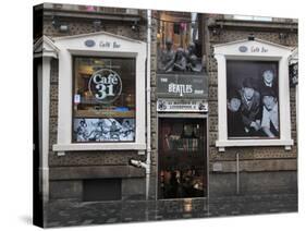 Beatles Shop, Mathew Street, Liverpool, Merseyside, England, United Kingdom, Europe-Wendy Connett-Stretched Canvas