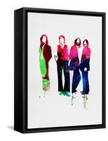 Beatles Watercolor-Lora Feldman-Framed Stretched Canvas