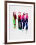 Beatles Watercolor-Lora Feldman-Framed Art Print