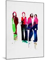 Beatles Watercolor-Lora Feldman-Mounted Art Print