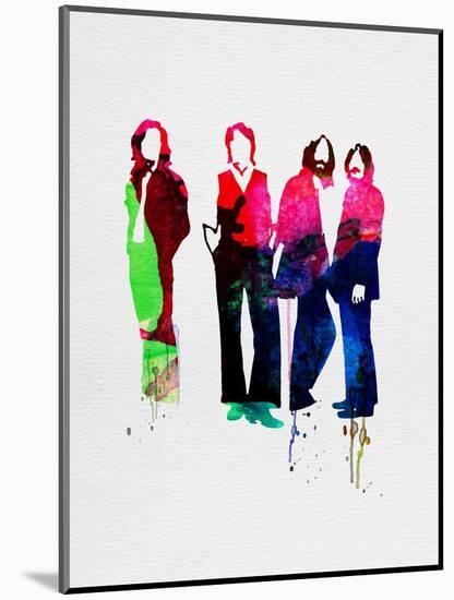 Beatles Watercolor-Lora Feldman-Mounted Art Print