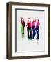 Beatles Watercolor-Lora Feldman-Framed Premium Giclee Print