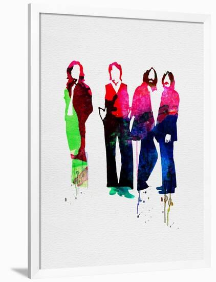 Beatles Watercolor-Lora Feldman-Framed Art Print