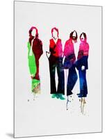 Beatles Watercolor-Lora Feldman-Mounted Art Print