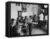 Beatnik Dive, "The Gas House"-Allan Grant-Framed Stretched Canvas