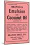 Beaton's Emulsion of Cocoanut Oil-null-Mounted Art Print