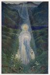 God and His Angels Enthroned on High in the Heavens-Beatrice Adams-Premium Giclee Print