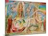 Beatrice addresses Dante from the carriage-William Blake-Mounted Giclee Print