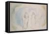 Beatrice and Dante in Gemini-William Blake-Framed Stretched Canvas