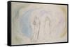 Beatrice and Dante in Gemini-William Blake-Framed Stretched Canvas