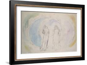 Beatrice and Dante in Gemini-William Blake-Framed Giclee Print