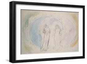 Beatrice and Dante in Gemini-William Blake-Framed Giclee Print