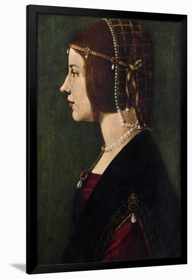 Beatrice D'Este (1475-149), C1490-Leonardo da Vinci-Framed Giclee Print