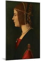 Beatrice d'Este-Leonardo da Vinci-Mounted Premium Giclee Print