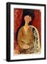 Beatrice Hastings Seated, 1915-Amedeo Modigliani-Framed Giclee Print