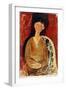 Beatrice Hastings Seated, 1915-Amedeo Modigliani-Framed Giclee Print