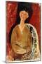 Beatrice Hastings Seated, 1915-Amedeo Modigliani-Mounted Giclee Print