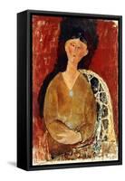 Beatrice Hastings Seated, 1915-Amedeo Modigliani-Framed Stretched Canvas