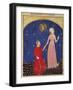 Beatrice Leading Dante, Paradise Scene from Divine Comedy-Dante Alighieri-Framed Giclee Print