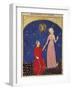 Beatrice Leading Dante, Paradise Scene from Divine Comedy-Dante Alighieri-Framed Giclee Print