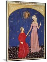 Beatrice Leading Dante, Paradise Scene from Divine Comedy-Dante Alighieri-Mounted Giclee Print