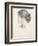 Beatrice Stuart, 1912 (Pencil on Paper)-Frank Bernard Dicksee-Framed Premium Giclee Print