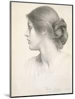 Beatrice Stuart, 1912 (Pencil on Paper)-Frank Bernard Dicksee-Mounted Premium Giclee Print