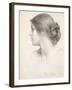 Beatrice Stuart, 1912 (Pencil on Paper)-Frank Bernard Dicksee-Framed Giclee Print