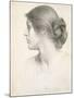Beatrice Stuart, 1912 (Pencil on Paper)-Frank Bernard Dicksee-Mounted Giclee Print