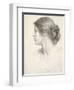 Beatrice Stuart, 1912 (Pencil on Paper)-Frank Bernard Dicksee-Framed Giclee Print