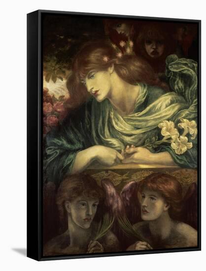 Beatrice-Dante Gabriel Rossetti-Framed Stretched Canvas