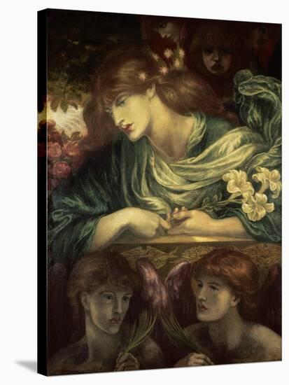 Beatrice-Dante Gabriel Rossetti-Stretched Canvas