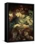Beatrice-Dante Gabriel Rossetti-Framed Stretched Canvas