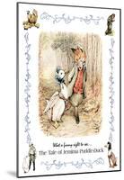 Beatrix Potter Jemima Puddle-Duck Art Print POSTER Fox-null-Mounted Poster