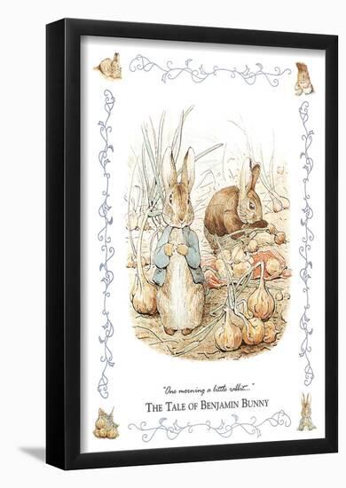Beatrix Potter (The Tale Of Benjamin Bunny) Art Poster Print-null-Framed Poster