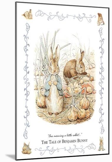 Beatrix Potter (The Tale Of Benjamin Bunny) Art Poster Print-null-Mounted Poster