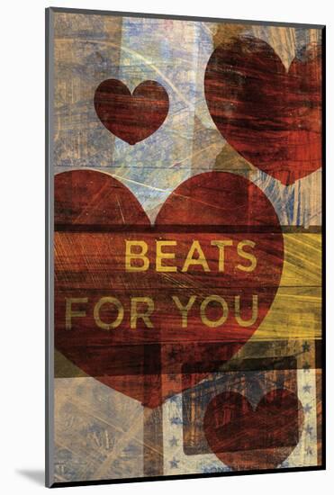 Beats for You-John W^ Golden-Mounted Art Print