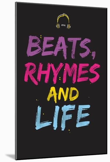 Beats Rhymes And Life-null-Mounted Poster