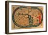 Beatus Mappamundi, 8th Century-null-Framed Giclee Print