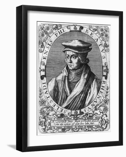 Beatus Rhenanus-Theodor De Brij-Framed Art Print